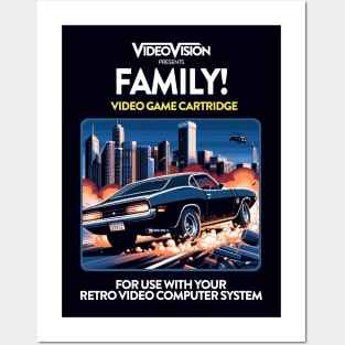 Family 80s Game Posters and Art